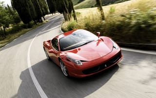 Картинка машины, авто, 458, Ferrari, автомобили