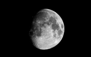 Картинка луна, спутник, космос