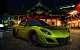 Картинка Japan, RX-7, avto, Mazda, car, street, green