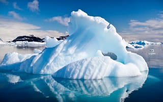 Картинка Антарктида, красота, айсберг
