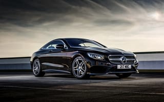 Картинка 2014, Mercedes-Benz, мерседес, S 500, AMG, Coupe, UK-spec, C217