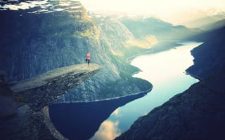 Картинка Норвегия, супер фото, фьорд, природа, горы, экстрим