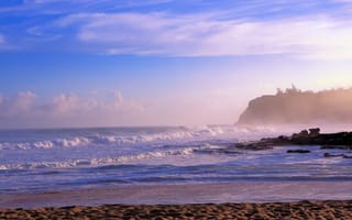 Картинка Ринкон, берег, море, пейзаж, Пуэрто-Рико, волны