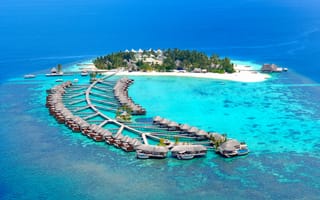 Картинка Мальдивы, тропики, пляж, лето