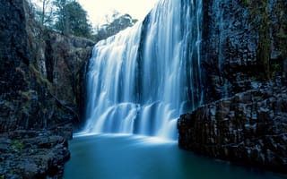 Картинка Австралия, Водопад, West Ridgley Tasmania, Природа, Скала