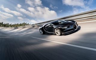 Обои Bugatti, скорость, суперкар