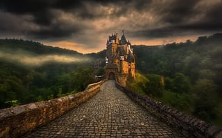 Картинка Замок Эльц, Германия, Krzysztof Browko, Рейнланд-Пфальц