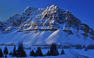 Картинка зима, горы, гора, красиво