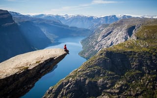 Картинка Норвегия, фьорд, красиво