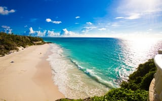 Картинка Barbados, океан, пляж, берег, песок