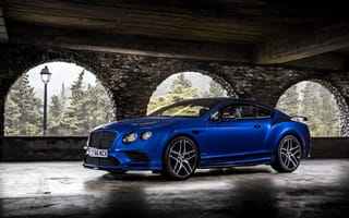 Картинка Bentley, Continental, синий