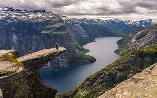 Обои Норвегия, горы, красиво, фьорд