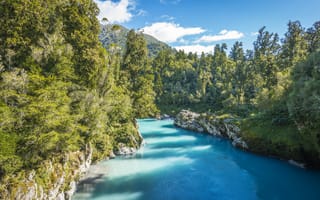 Картинка Новая Зеландия, природа, горы, отражение, красота