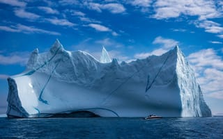 Картинка Гренландия, лед, айсберг, красиво