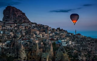 Картинка Cappadocia, Каппадокия, воздушный шар, Турция