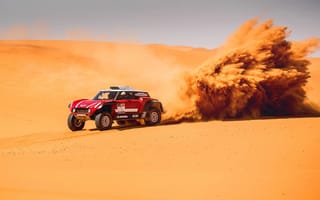 Картинка Ралли, пустыня, скорость, гонка, авто