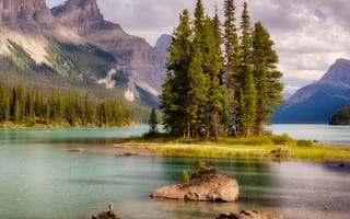 Обои Канада, озеро, природа, горы