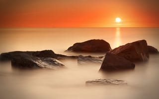 Картинка Восход солнца на море
