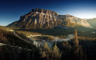 Картинка Канада, горы, река, природа, пейзаж, леса