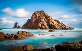 Картинка Австралия, скалы, океан, природа, Sugarloaf Rock