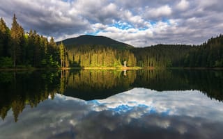 Картинка природа, Синевир, озеро, Карпати, Україна, гори, ліс