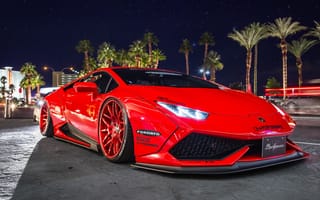 Картинка Lamborghini, спорткар, пальмы