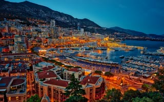 Картинка Monaco, город, Monte-Carlo, яхты