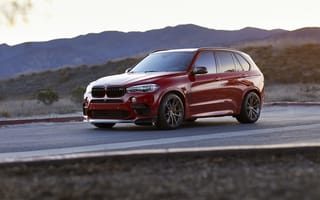 Картинка BMW, X5M, F85, red