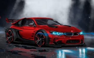 Картинка BMW, M4, Custom, CGI