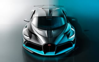 Картинка Bugatti, серый, суперкар, Divo