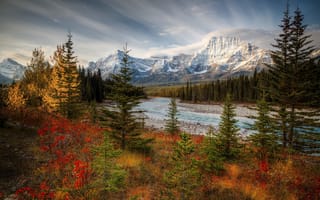 Картинка Jasper, national Park, природа, осень