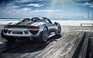 Картинка Porsche, Spyder, 918, Dubai