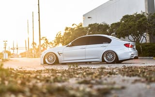 Картинка BMW, M3, white, tuning, F80, understatement
