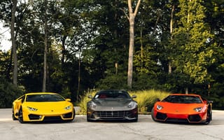 Картинка Lamborghini, Ламборгини, суперкары, Феррари, Ferrari
