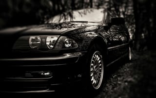 Картинка BMW, black