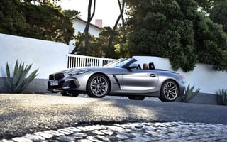 Картинка BMW, Farbe, G29, Z4, M40i, Silber, Roadster, Seitlich
