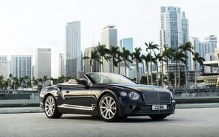Картинка Bentley, GT, Convertible, Continental, V8