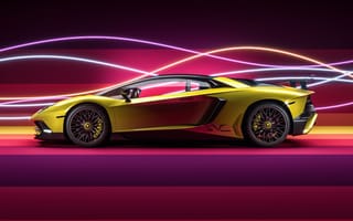 Картинка автомобиль, Lamborghini Aventador