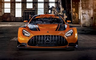 Картинка Mercedes, GT3, AMG, вид спереди