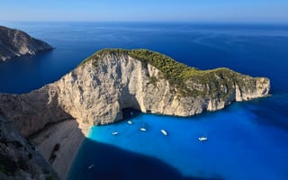 Картинка Греция, море, скалы