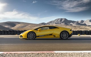 Обои Yellow, Huracan, Lamborghini