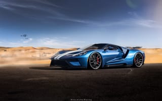 Картинка Ford, blue, GT