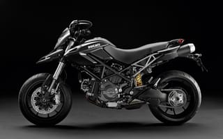 Картинка Мотоцикл, тёмный, Ducati Hypermotard