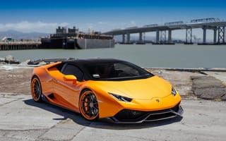 Картинка Lamborghini, Huracan, Оранжевый, VAG, Performante