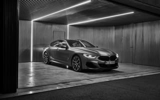 Картинка BMW, Gran Coupe, 2019, gray, G16, 8-Series