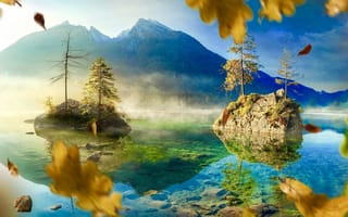 Картинка Природа, горы, Осень