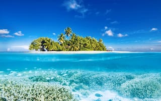 Картинка Мальдивы, рай, тропики