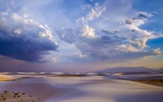 Картинка New Mexico, небо, природа, облака, пустыня