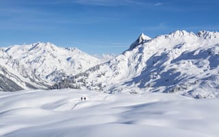 Картинка Австрия, горы, снег