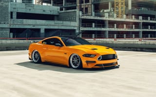 Картинка Orange, Mustang